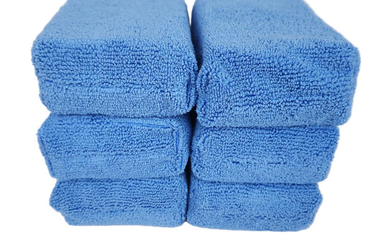 Microfiber Applicators Blue 12x8x4cm (6/pack)