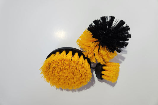 Drill Brush Set Yellow (2", 3.5" & 4")