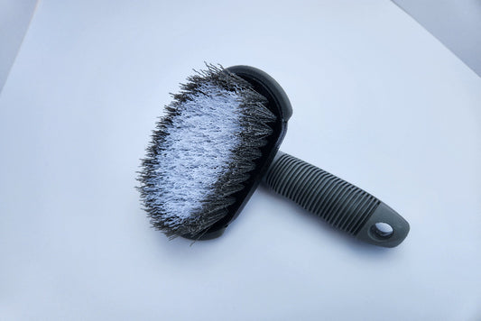 Tire & Carpet Brush Grey T-Handle
