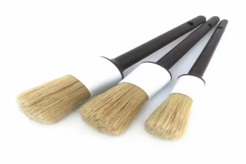 Detail Brush Boar's Hair 3/pk