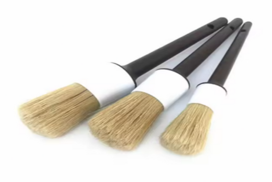 Detail Brush Boar's Hair 3/pk