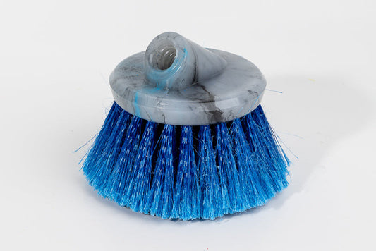 Blue Round Car Wash Brush 4.5"