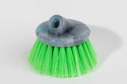 Green Round Car Wash Brush 4.5"